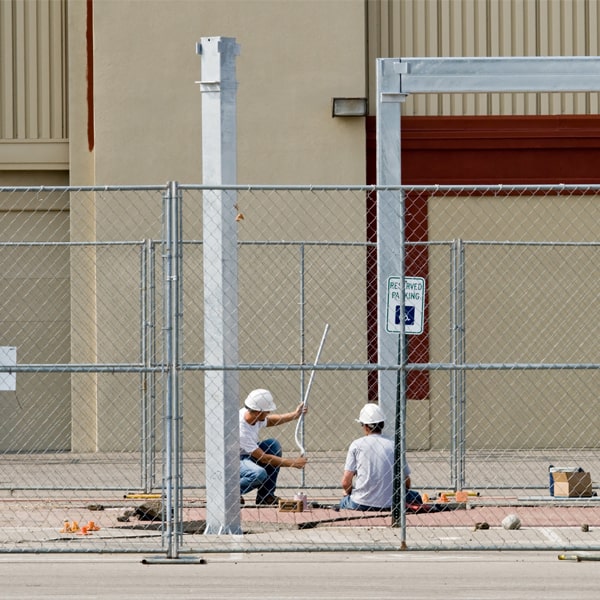 how long can i rent the temporary fence for my construction site or event in Harrison